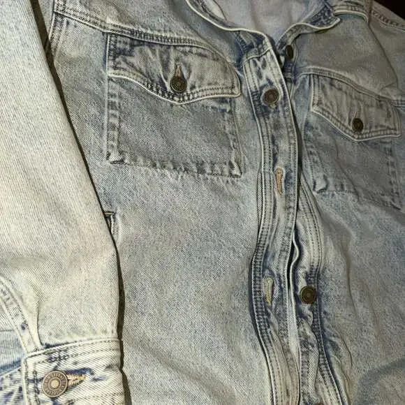 Sézane Denim Jacket Size 40 FR - Picture 3 of 6